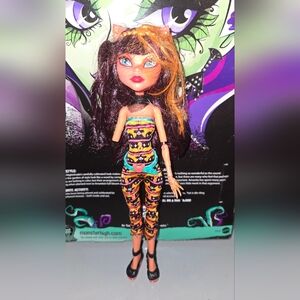 Monster High Doll Cleo Colorful Patterned Jumpsuit for Women